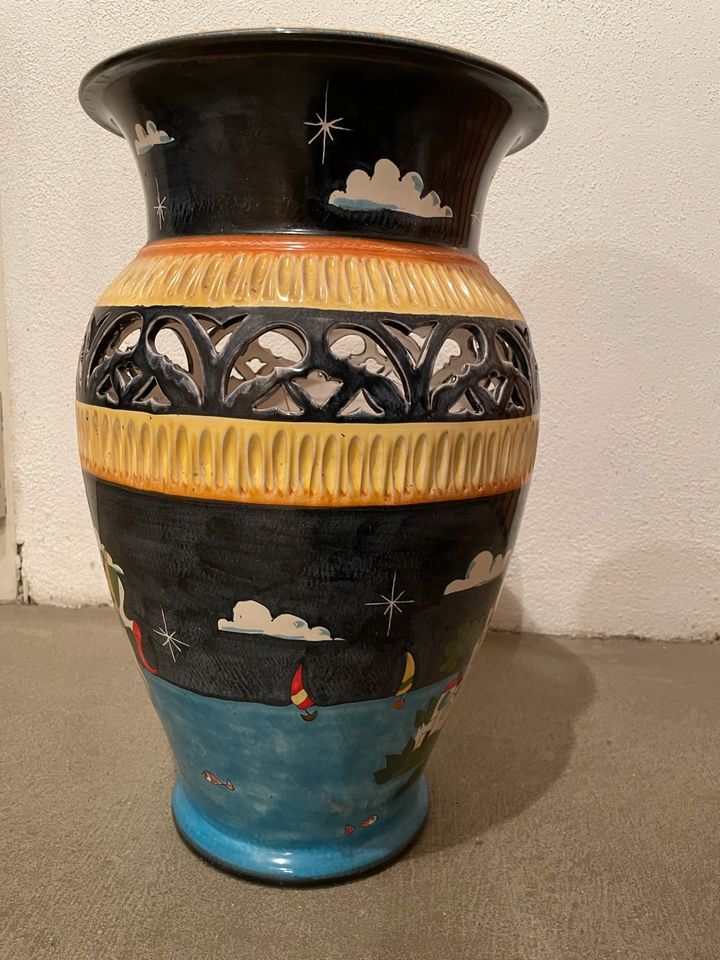 Italienische Vase aus Keramik von der Amalfiküste/Italien in Frankfurt am Main