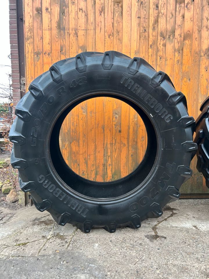 Reifen Räder 620/70 R42 Trelleborg TM700 Fendt Deutz IHC Case in Lünne