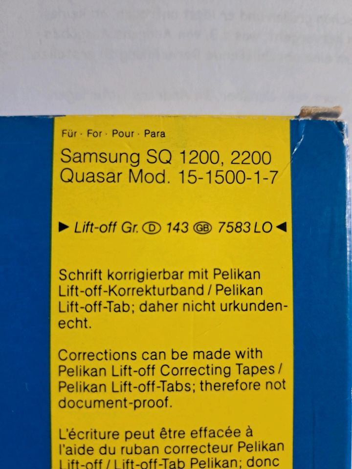 Farbbänder 152c, 153c, 156c, 164c, 173c, 177c, 188c, 322c........ in Grassau