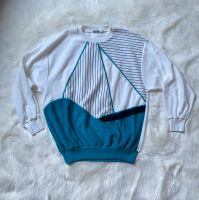 Damen Vintage Fashion Pullover weiß blau Größe 44 Innenstadt - Köln Altstadt Vorschau