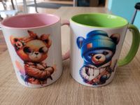 Neu Teddybär Teddy Tasse Don't Touch my Cup Kaffeetasse Becher Sachsen - Markranstädt Vorschau