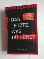 Andreas Winkelmann "Das letzte, was du hörst" Thüringen - Ilmenau Vorschau