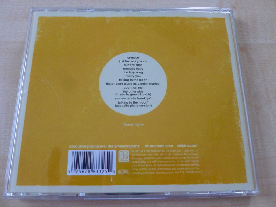 Bruno Mars - James Blunt - Celine Dion - Pet Shop Boys / CD Paket in Ronnenberg