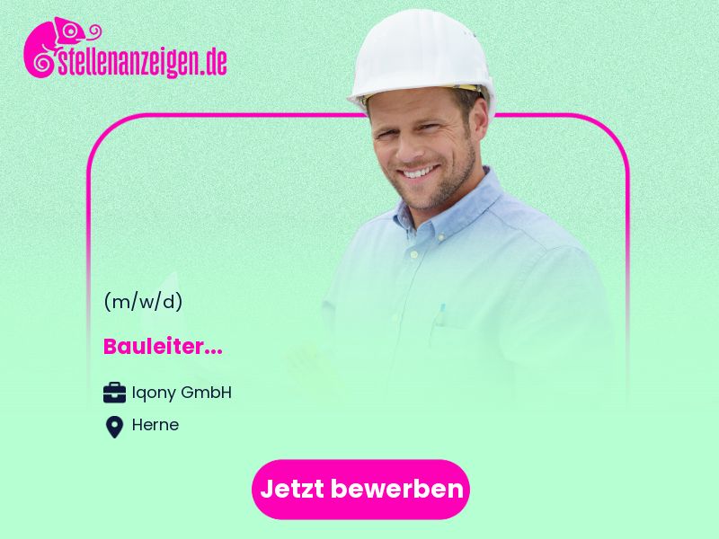 Bauleiter (m/w/d) in Herne