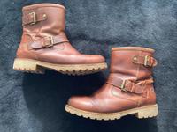 Panama Jack 41 Boots Stiefeletten gefüttert echt Leder braun warm Bergedorf - Hamburg Lohbrügge Vorschau