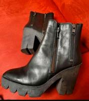 ASH Stiefelette/Stiefel Gr. 39 echt Leder schwarz Wandsbek - Hamburg Farmsen-Berne Vorschau
