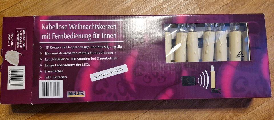 15 kabellose Kerzen mit Fernbedienung - ideal für Weihnachtsbaum in Leipzig