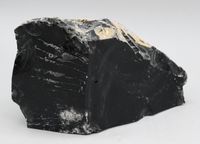 Mineralien Edelstein – 1 großer Lamellenobsidian / Obsidian 1094g Sachsen - Rochlitz Vorschau