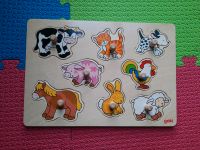 Puzzle, Steckpuzzle Tiere. Goki. Sehr guter Zustand Nordrhein-Westfalen - Niederkassel Vorschau