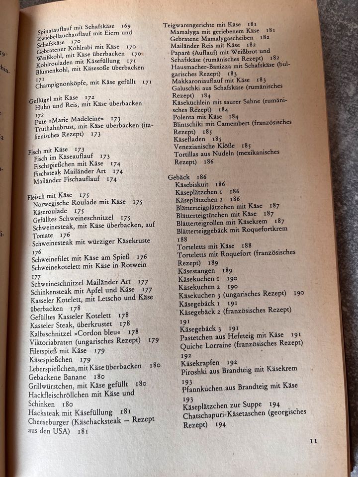 Allerlei vom Käse VEB Leipzig 1983 Kochbuch in Niestetal