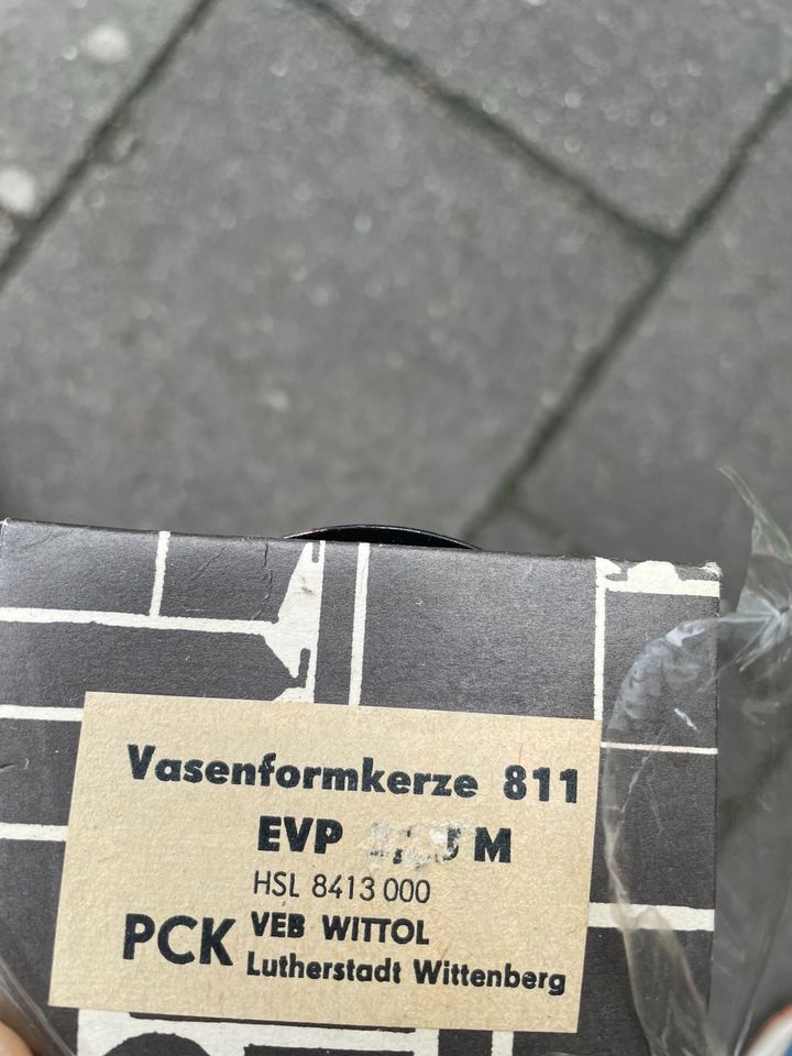 Vasenformkerze DDR in Anklam