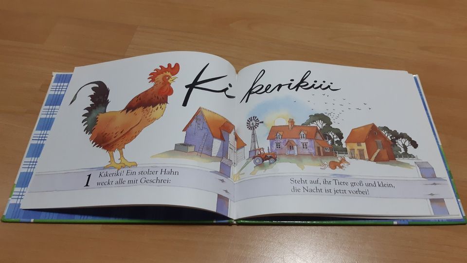 Kikerikiii - Ein Zähl- und Suchbuch mit lustigen Tierversen in Wöllstadt