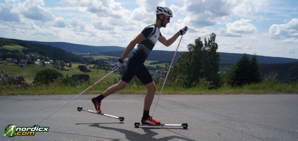 Skiroller / Rollski Camp 2024 Technik, Material, Test mit ÜN + HP in Klingenthal