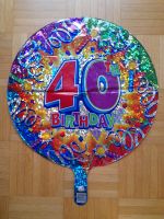 Folienballon "40TH BIRTHDAY" München - Pasing-Obermenzing Vorschau