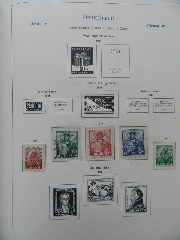 Briefmarkenalbum Deutschland in München