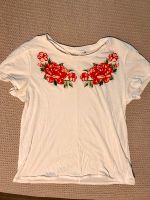 T-Shirt H&M Blumen Stickerei Dortmund - Körne Vorschau