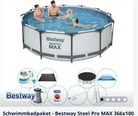 Pool (Bestway) inkl. Zubehörset und Heizmatte Baden-Württemberg - Waldstetten Vorschau