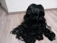 Perücke lange schwarze Haare mit Haarband Bayern - Arnstein Vorschau