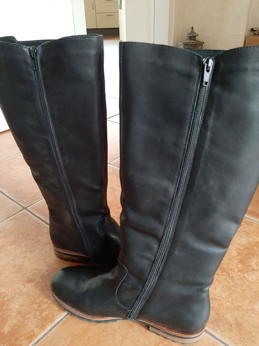 Remonte Stiefel, Gr. 39, schwarz, gefüttert,nur 1x getragen in Ibbenbüren