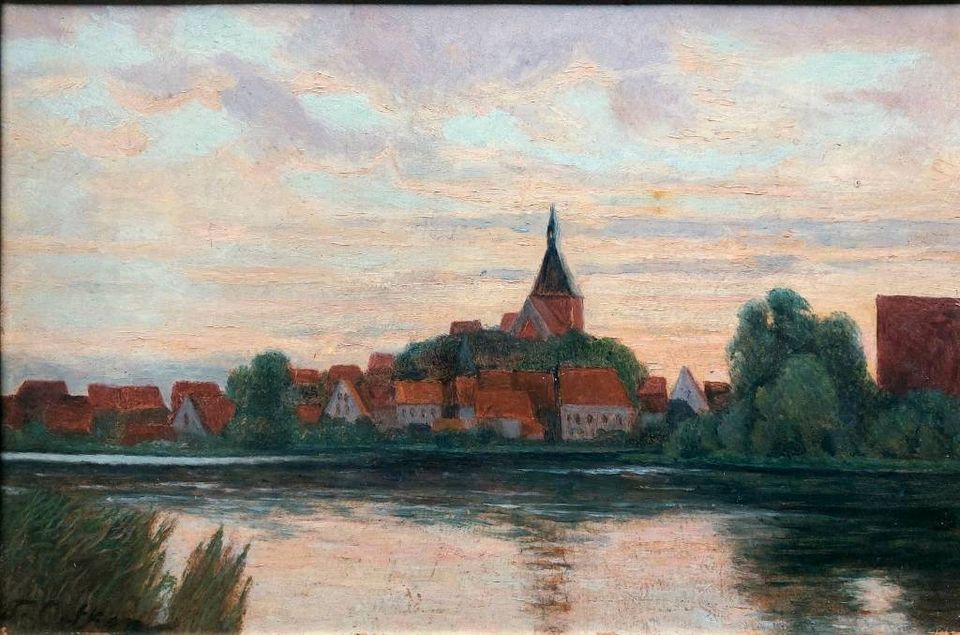 Gemälde Ölbild,  Ansicht Mölln Schleswig-Holstein in Bremen