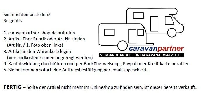 caravanpartner-shop.de Hobby Bonoplast Wohnwagenfenster 142,5x53 in Schotten
