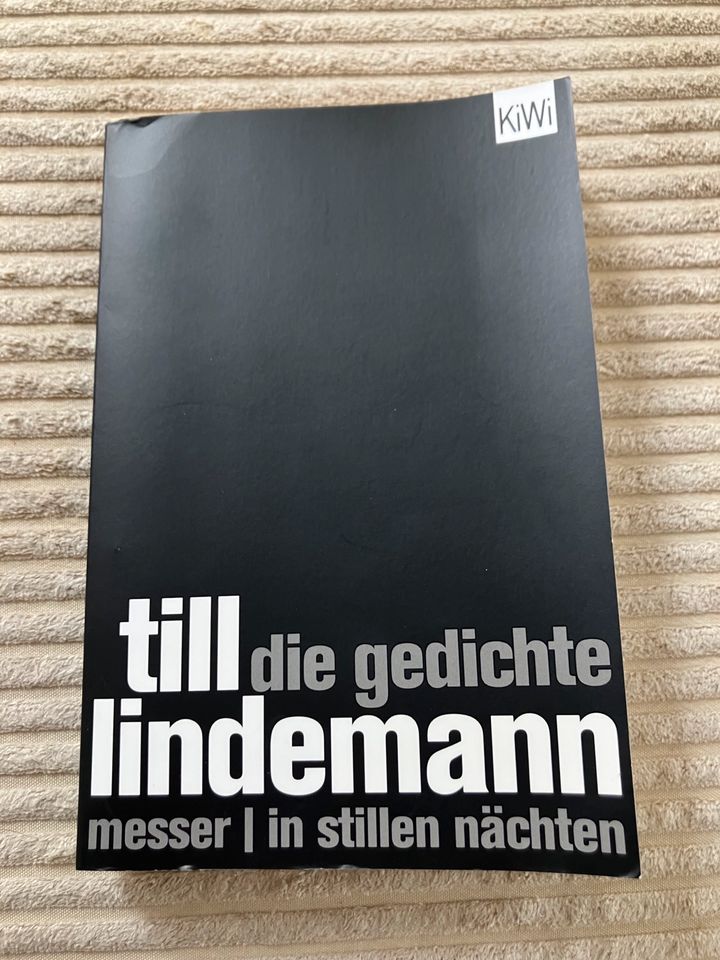 Till Lindemann - Die Gedichte in Solingen