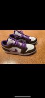 Nike Jordan 1 niedrig violett mokka Gr. 40 Bayern - Gochsheim Vorschau