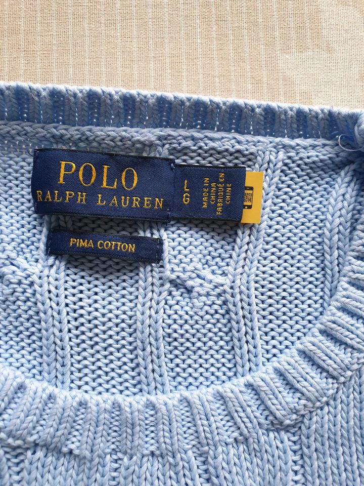 Blauer Pulli Ralph Lauren Gr.L in Konstanz