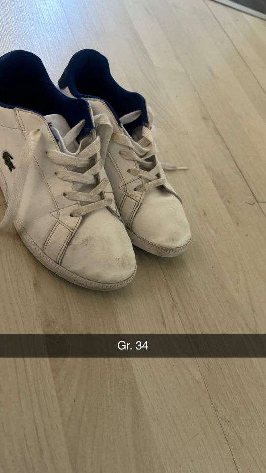 Kinder sneaker gr. 34 Lacoste in Lüneburg