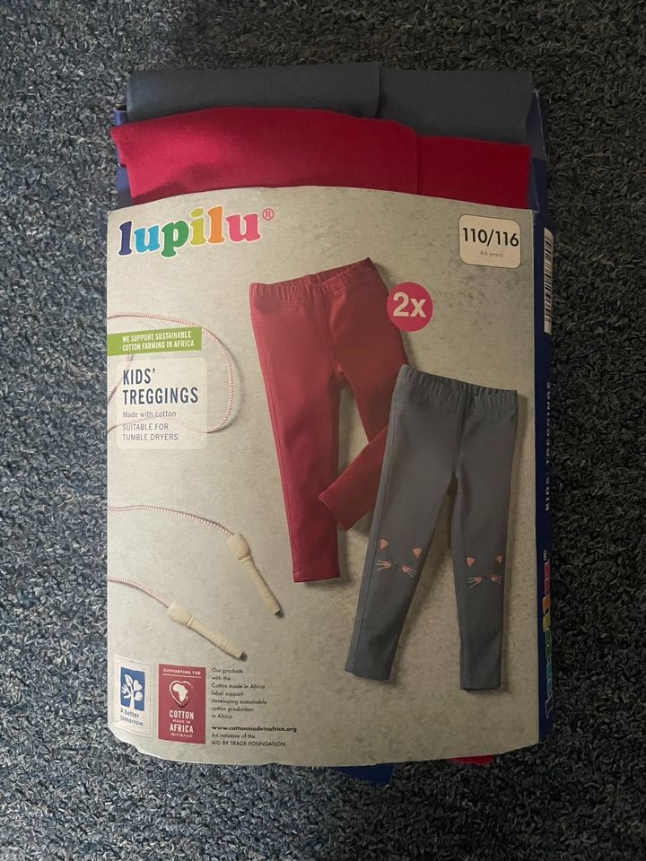 2x Kinder Treggings 110/116 (4-6 Jahre) - NEU in Köln