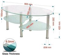 Couchtisch Glas wie neu Hessen - Bickenbach Vorschau