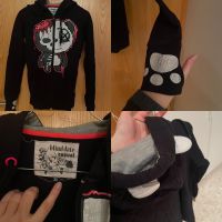 Jacke schwarz Weste Cardigan Panda Skelett XS Baden-Württemberg - Untereisesheim Vorschau