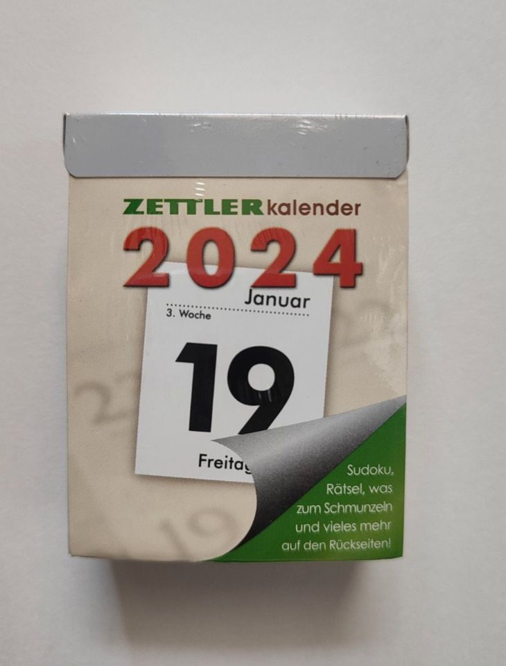 Kalender, Abreißkalender, Tagesabreißkalender, 2024 in Berlin