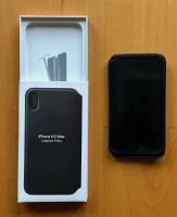 Apple iPhone XS Max Leather Leder Folio schwarz Nordrhein-Westfalen - Soest Vorschau