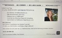 Wohnung ab 2 ZI für Projekt Managerin München - Ludwigsvorstadt-Isarvorstadt Vorschau