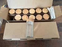 24 Glas mit Holzdeckel Gewürzdosen Niedersachsen - Bruchhausen-Vilsen Vorschau