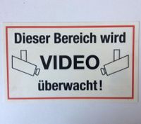 Hinweisschild Videoüberwachung Düsseldorf - Hafen Vorschau