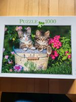 Puzzle 1000 Teile Kätzchen im Eimer, 2 x gelegt , vollständig Niedersachsen - Bodenfelde Vorschau