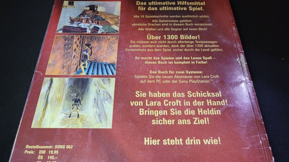 Tomb Raider II 2 Das offizielle Lösungsbuch Komplettlösung PS1 in Dortmund