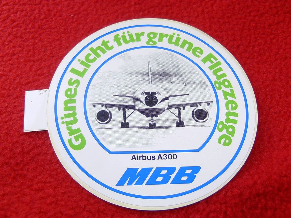 AIRBUS A300 MBB Grünes Licht für grüne Flugzeuge Sticker Decal in Hanstedt