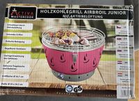 Holzkohle Grill, rund, Farbe rosa, mit Tasche, Aktivbelüftung Stuttgart - Stuttgart-Mitte Vorschau