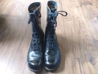 Vintage 59s Vietnam Ära schwarze Kampfleder Cap Toe Stiefel US Ar Düsseldorf - Benrath Vorschau