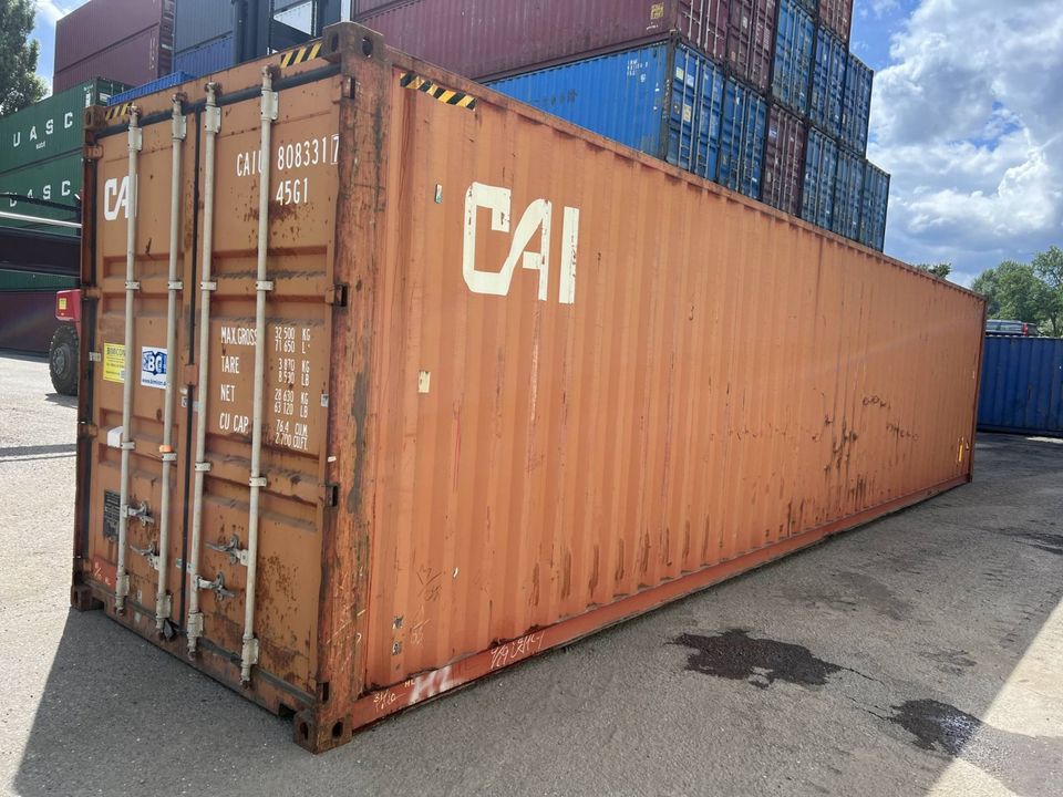 ✅ 40 Fuß HC Lagercontainer Seecontainer Materialcontainer in Hamburg