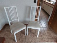 4 weiße Holzstühle Niedersachsen - Bad Essen Vorschau