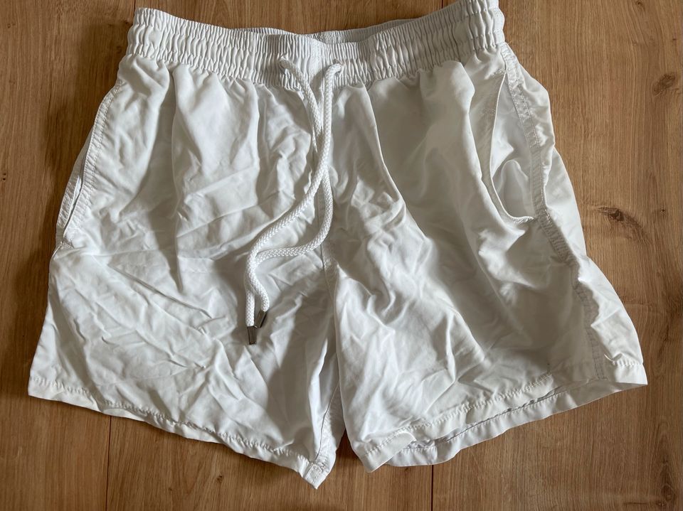 VILEBREQUIN Badehose Badeshort Weiß Polo Gr.S in Mühldorf a.Inn