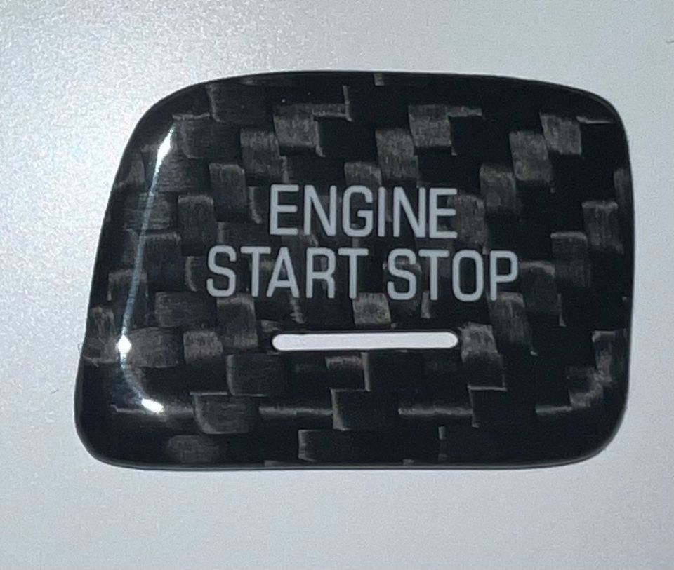Camaro & Corvette C7 Start/Stop Button Cover EchtCarbon RS SS ZL1 in Magdeburg