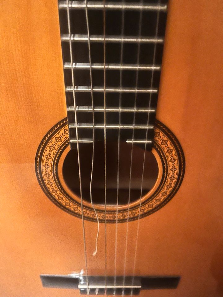 Gitarre mit Tasche neuwertig in Mönchengladbach