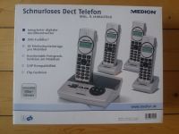 Schnurloses DECT-Telefon mit Mobilteilen+Anrufbeantworter Medion Niedersachsen - Braunschweig Vorschau