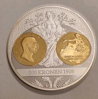 GIGANT Medaille Münze 100 Kronen 1908 Austria Baden-Württemberg - Heilbronn Vorschau