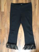 Schwarze Hose mit Franzen von Colloseum, Gr. 44 Bayern - Langenzenn Vorschau